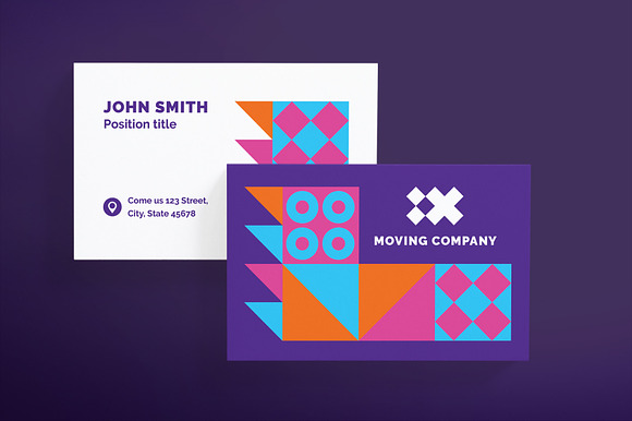 Moving Company Business Card in Business Card Templates - product preview 1