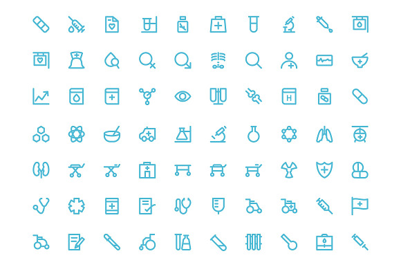 250 Medical and Health Icons in Health Icons - product preview 1