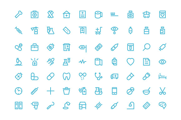 250 Medical and Health Icons in Health Icons - product preview 2