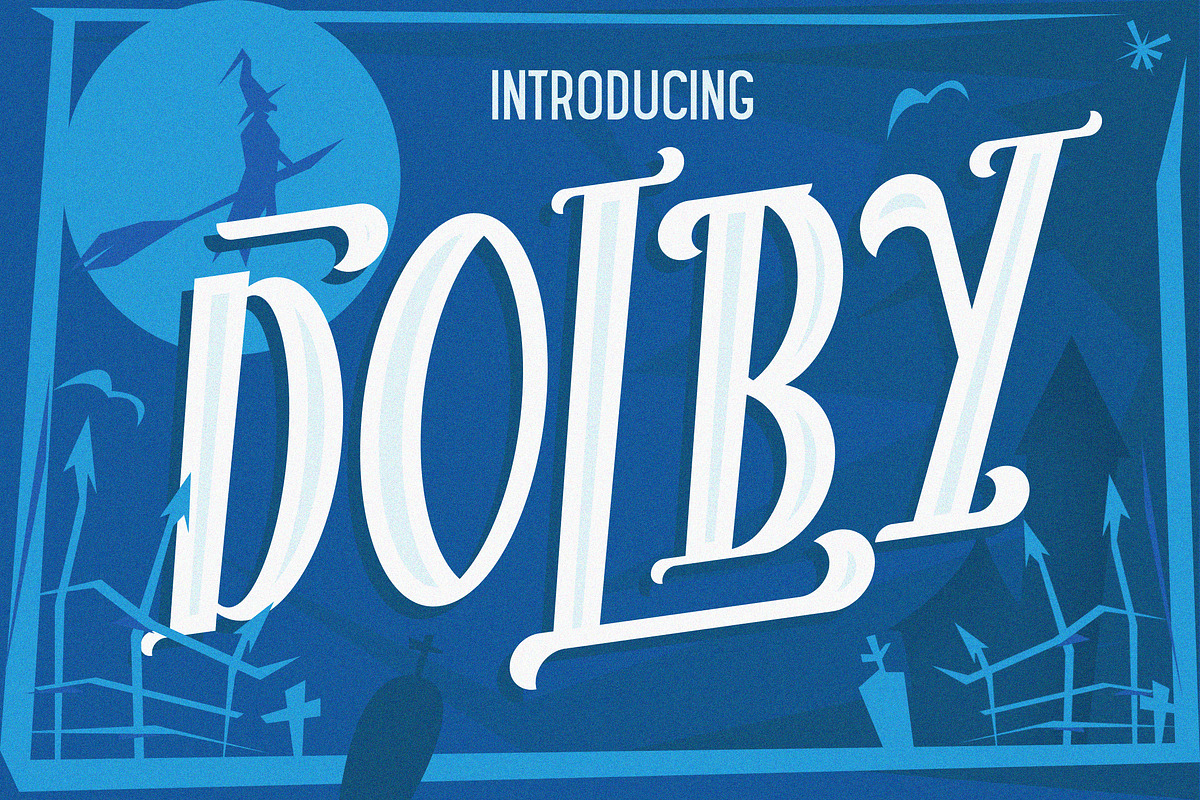 The Dolby Font in Display Fonts - product preview 8