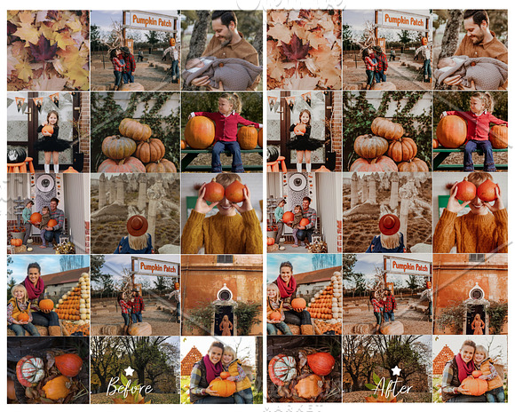 10  LIGHTROOM PRESETS AUTUMN in Add-Ons - product preview 2