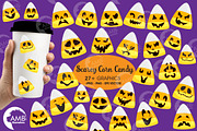 Corn Candy emoticon clipart AMB-2659
