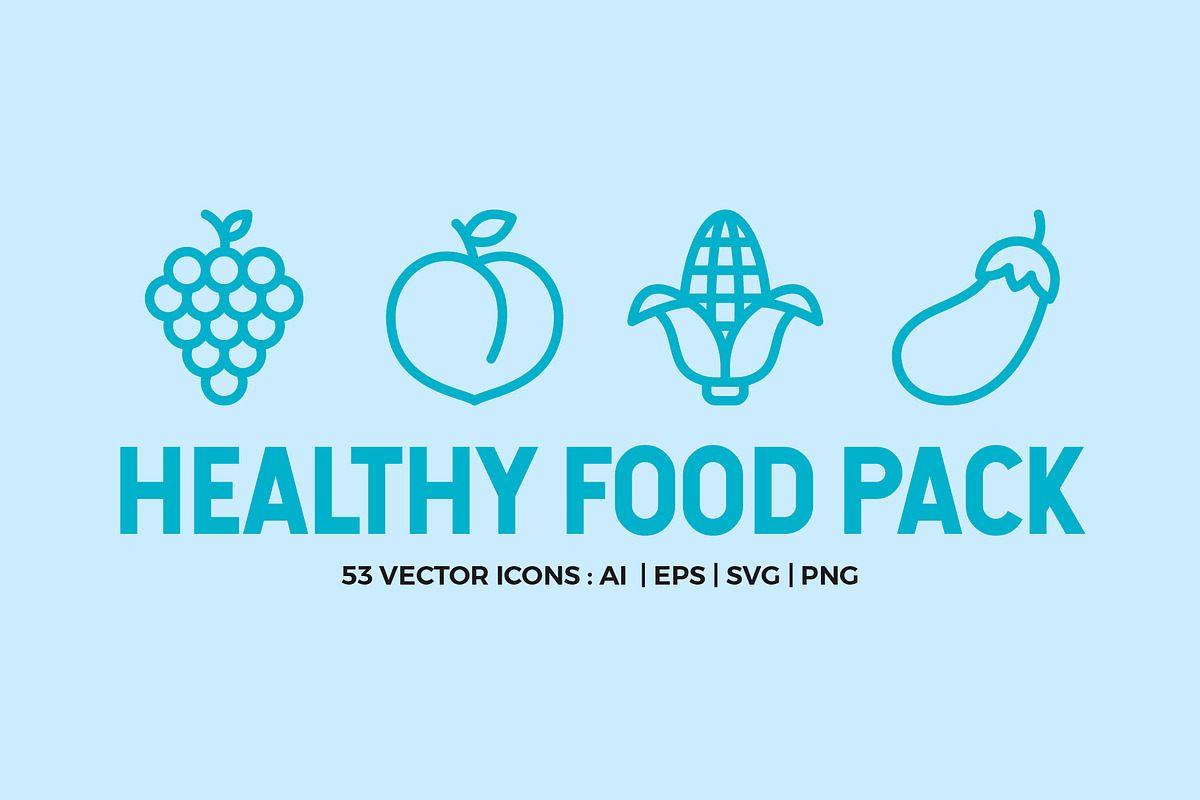 Healthy Food Line Icons in Food Icons - product preview 8