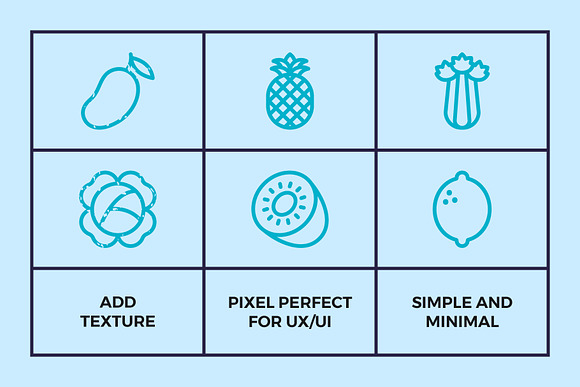 Healthy Food Line Icons in Food Icons - product preview 2