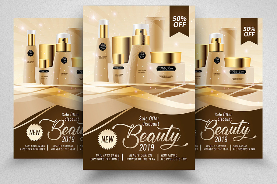 Beauty Cosmetic Product Flyer