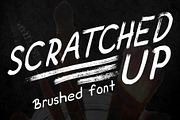 Scratched Up Handwritten Brush Font