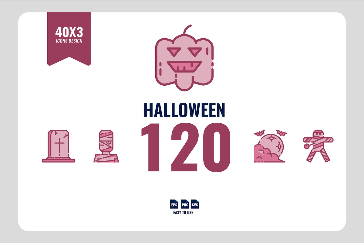 Halloween 120 Icons in Halloween Icons - product preview 8