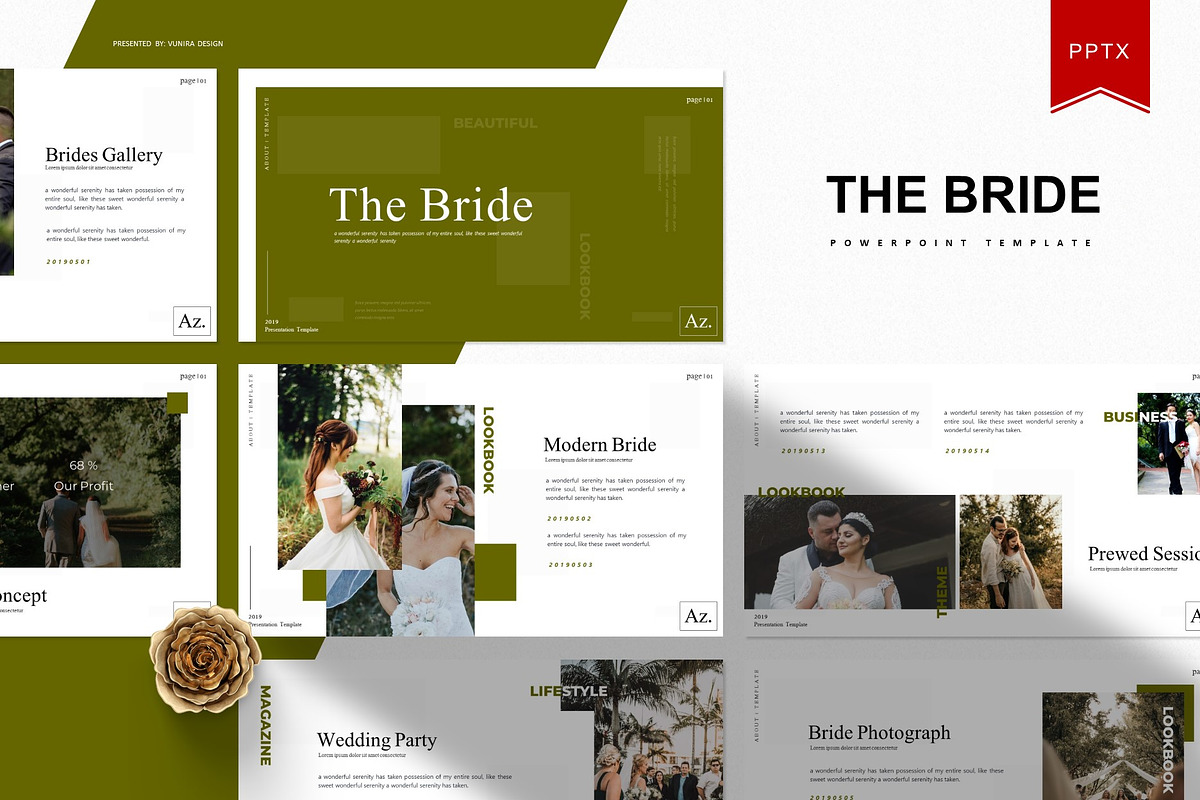 The Bride - Powerpoint Template in PowerPoint Templates - product preview 8