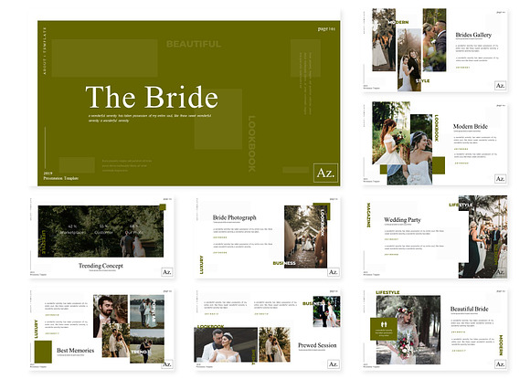 The Bride - Powerpoint Template in PowerPoint Templates - product preview 1