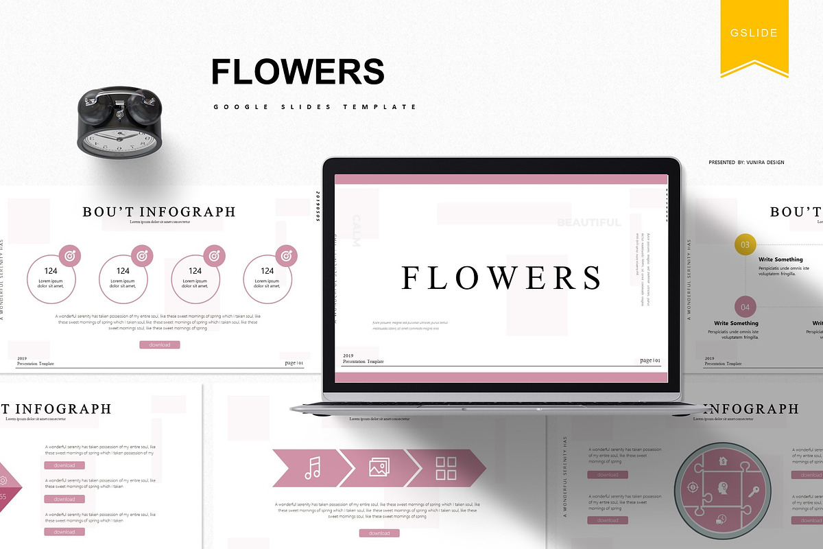 Flowers - Google Slides Template in Google Slides Templates - product preview 8