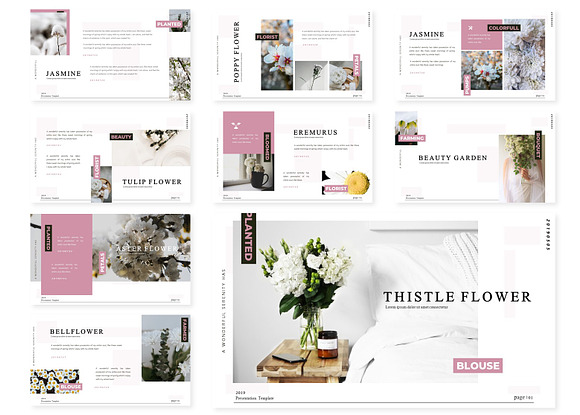 Flowers - Google Slides Template in Google Slides Templates - product preview 2