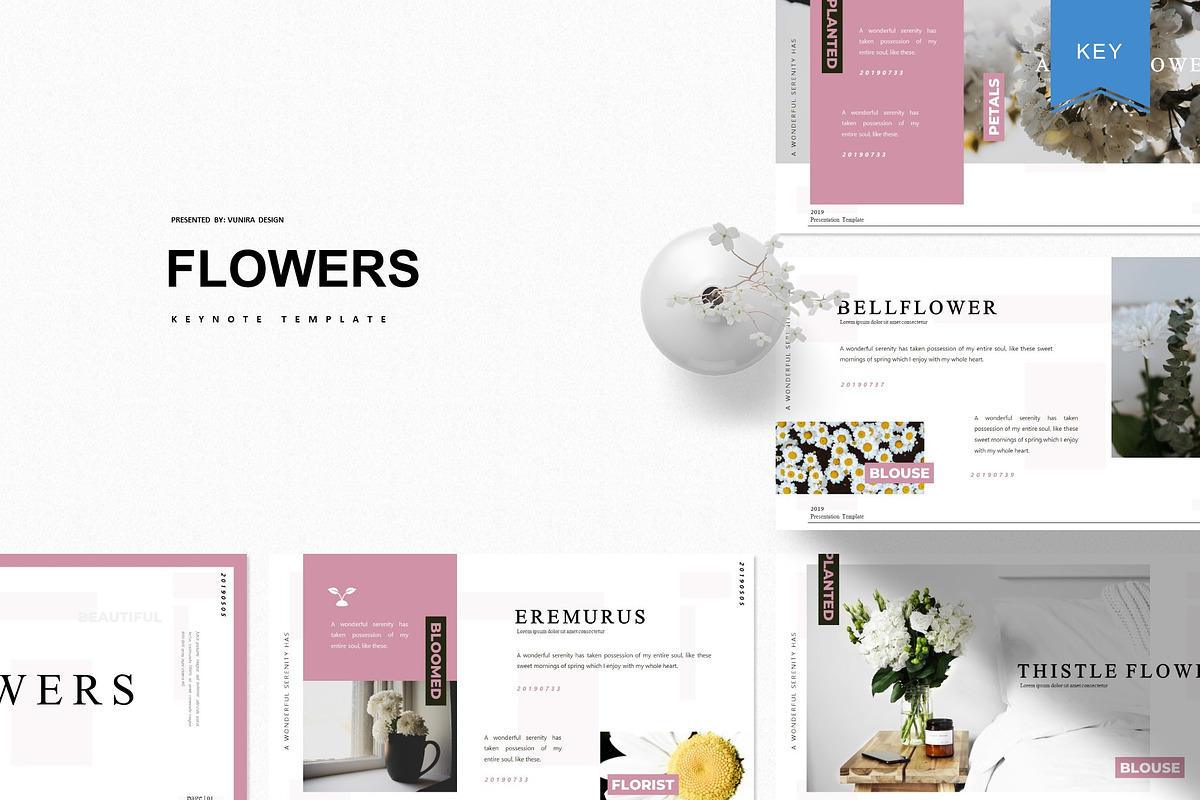 Flowers - Keynote Template in Keynote Templates - product preview 8