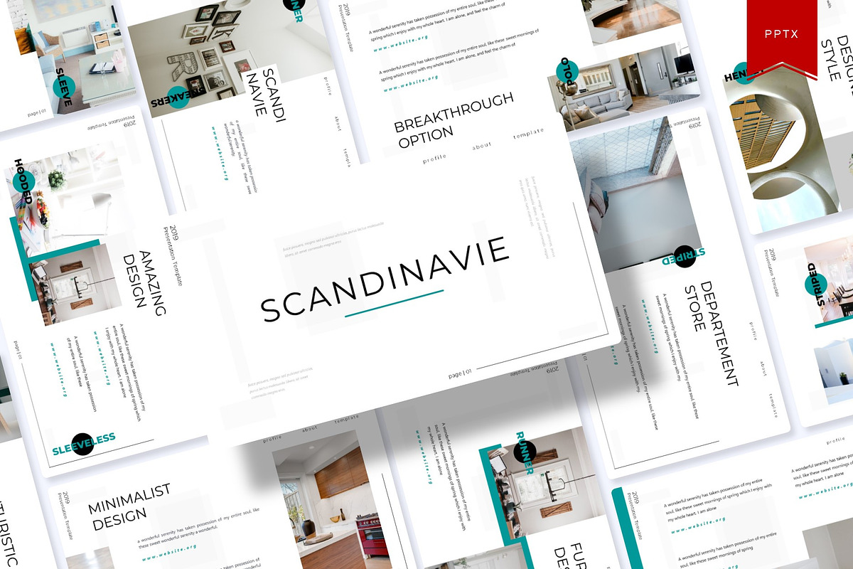 Scandinavie - Powerpoint Template in PowerPoint Templates - product preview 8