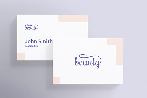 Skin Beauty Clinic Business Card in Business Card Templates - product preview 1
