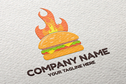 Roasted Burger Logo