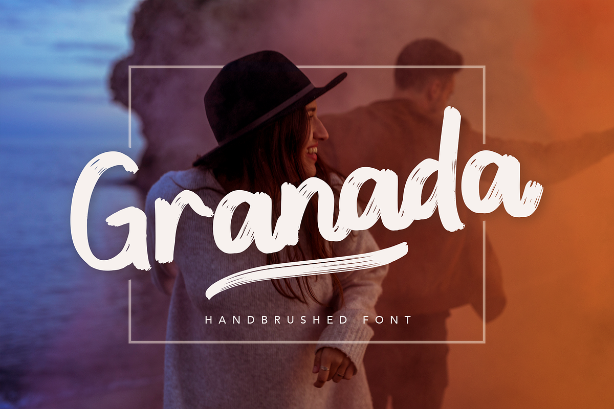 Granada Hand Brushed Font in Display Fonts - product preview 8