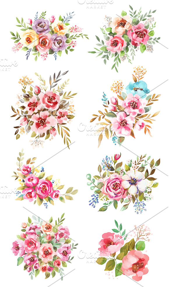 Floral Arrangements in Objects - product preview 3