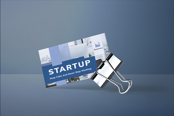 Startup Business Card in Business Card Templates - product preview 2