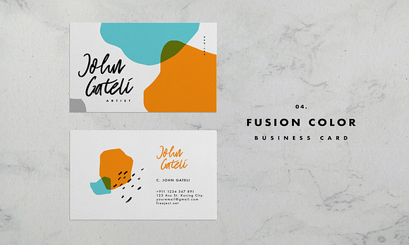 Simple Business Card Template in Business Card Templates - product preview 3