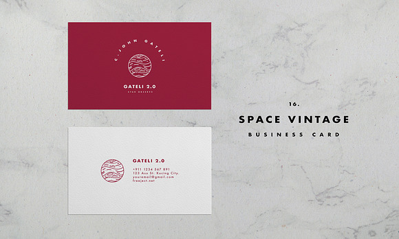 Simple Business Card Template in Business Card Templates - product preview 15