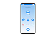 Call recorder smartphone interface