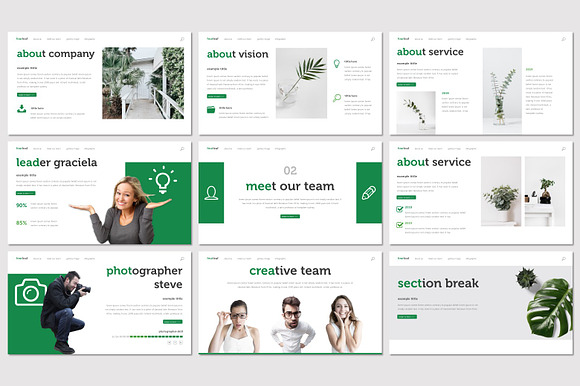 Fourleaf - Powerpoint Template in PowerPoint Templates - product preview 2
