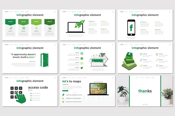 Fourleaf - Powerpoint Template in PowerPoint Templates - product preview 4