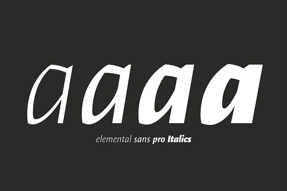 Elemental Sans Pro in Sans-Serif Fonts - product preview 3