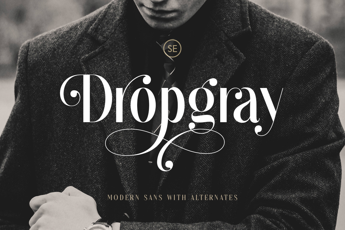 Dropgray - A Stylish Sans in Sans-Serif Fonts - product preview 8
