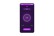 VPN app smartphone interface