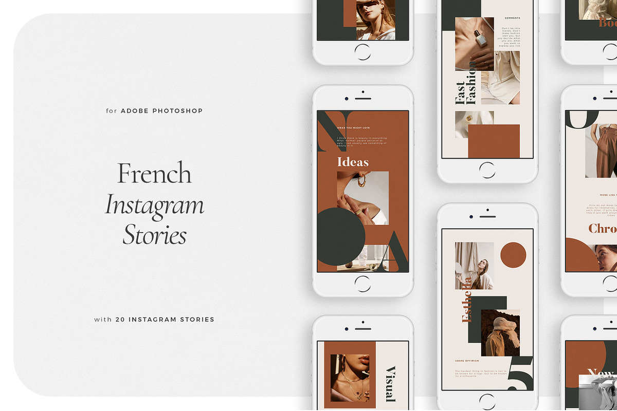 FRENCH Instagram Stories in Instagram Templates - product preview 8