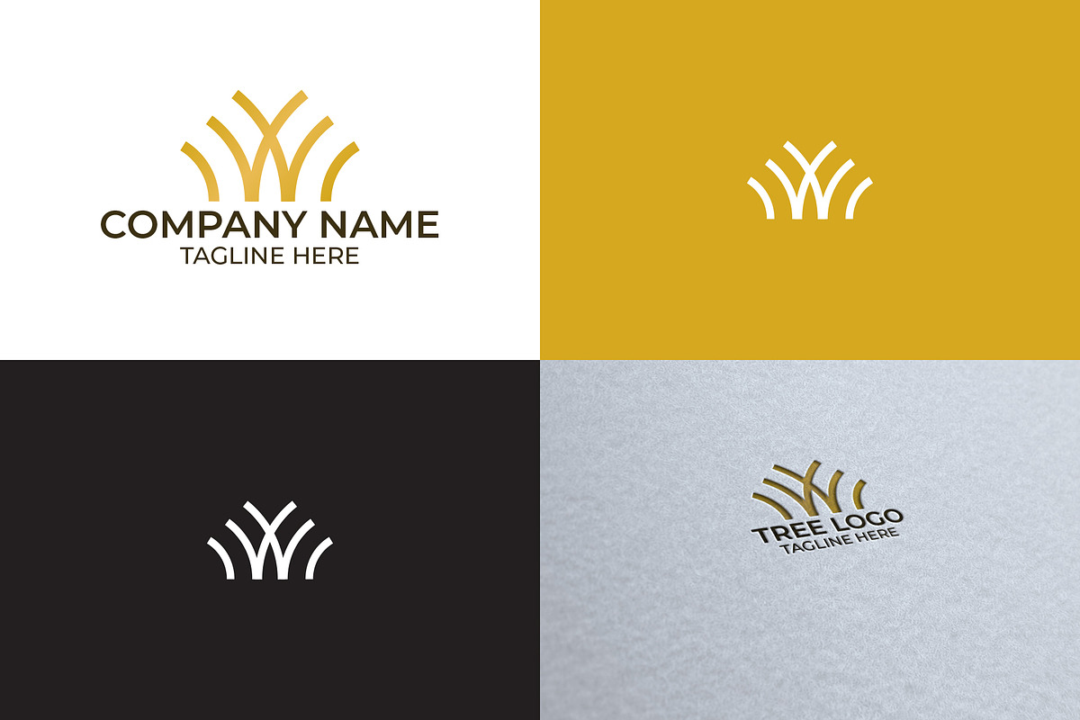 Minimalist Tree Logo Design in Logo Templates - product preview 8
