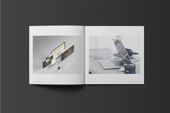 Square Graphic Design Portfolio in Brochure Templates - product preview 5