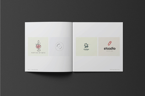 Square Graphic Design Portfolio in Brochure Templates - product preview 7