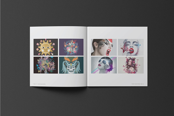 Square Graphic Design Portfolio in Brochure Templates - product preview 9