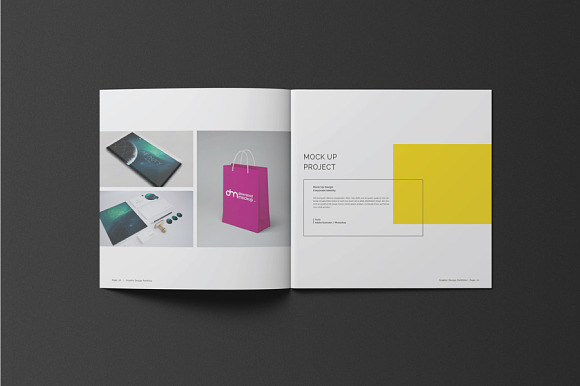 Square Graphic Design Portfolio in Brochure Templates - product preview 10