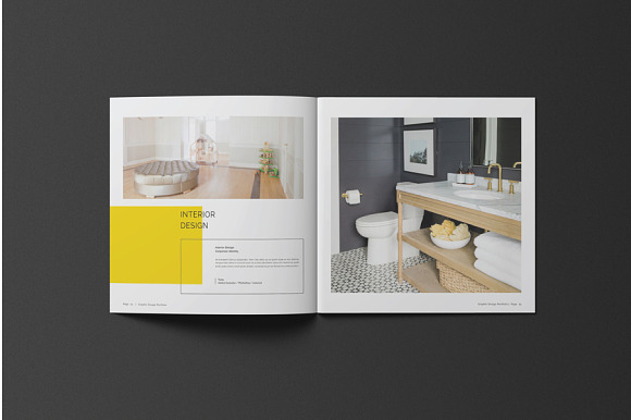 Square Graphic Design Portfolio in Brochure Templates - product preview 12