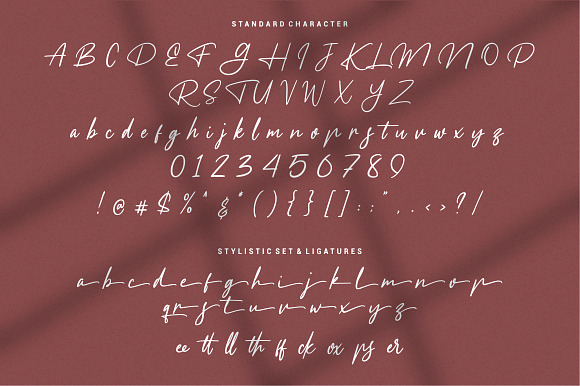 Meranie - Signature Font in Script Fonts - product preview 5