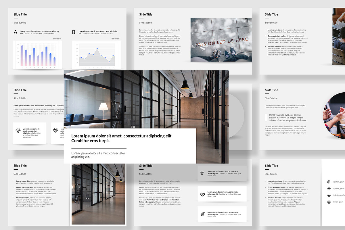 Startup smart presentation template in Presentation Templates - product preview 8
