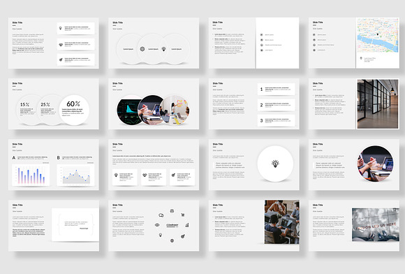 Startup smart presentation template in Presentation Templates - product preview 1