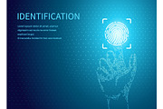 Identification Fingerprints Poster