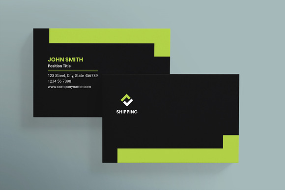 Shipping Business Card in Business Card Templates - product preview 1