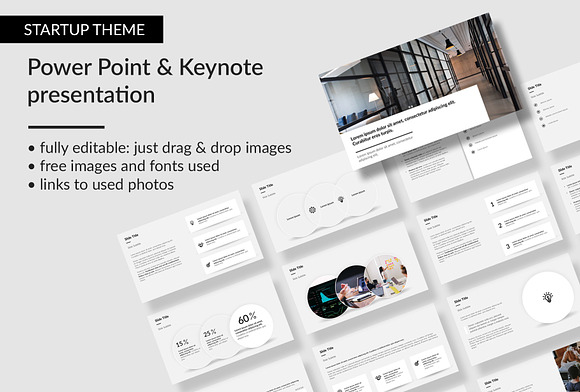 Startup smart presentation template in Presentation Templates - product preview 7