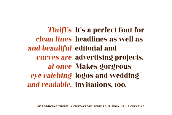 Thrift, A Serif Font in Two Styles in Serif Fonts - product preview 8