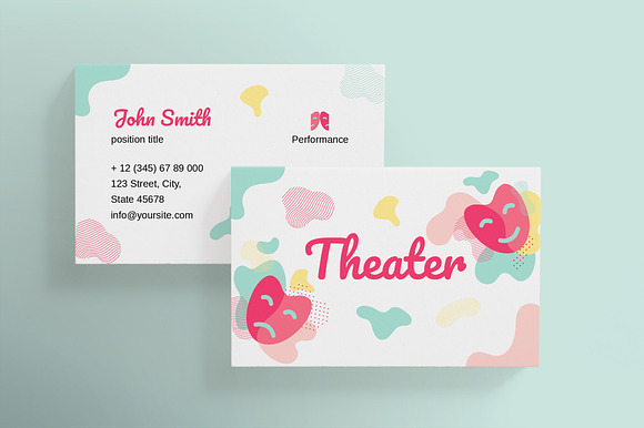 Theater Business Card in Business Card Templates - product preview 1