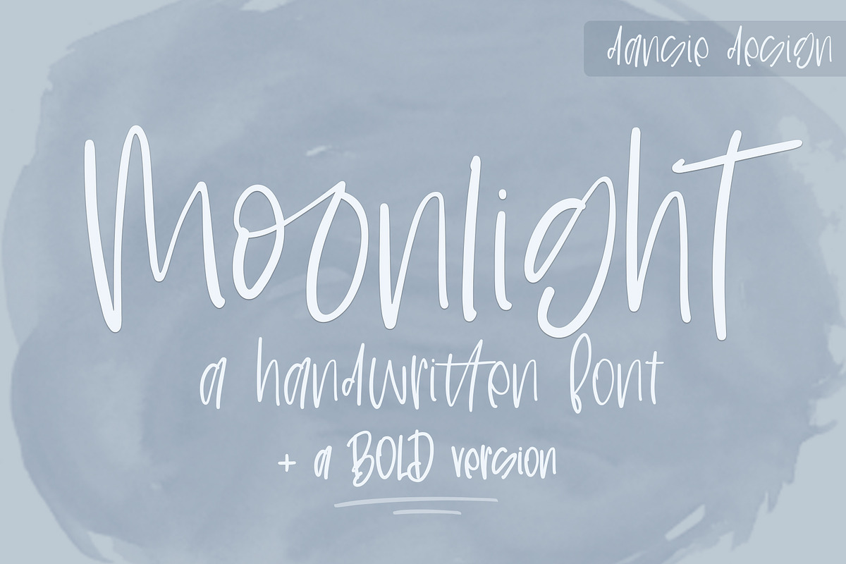 Moonlight Font in Sans-Serif Fonts - product preview 8