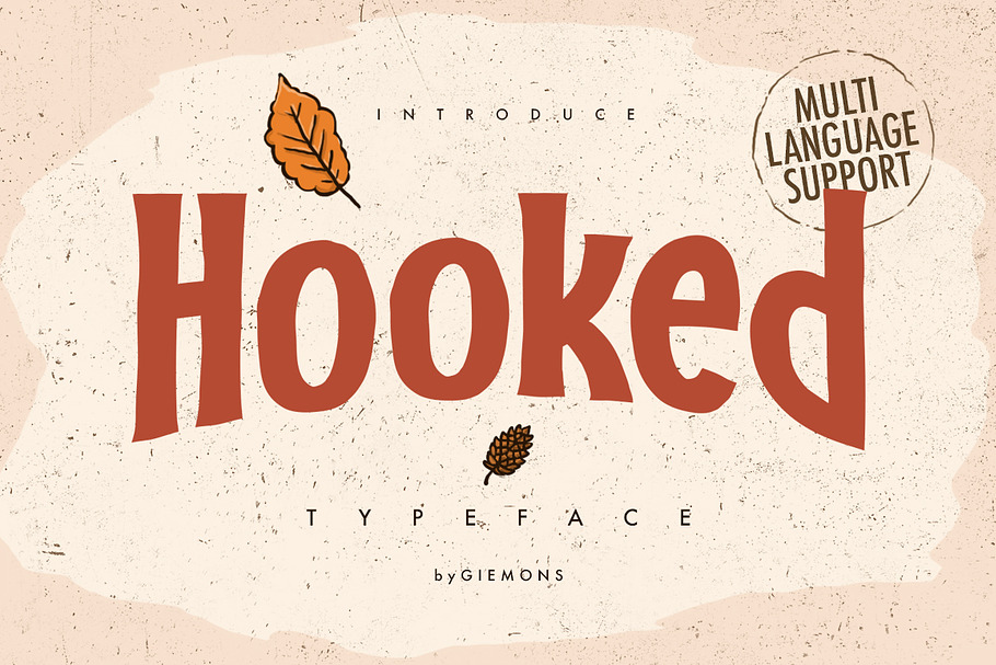 Hooked Typeface in Display Fonts - product preview 8