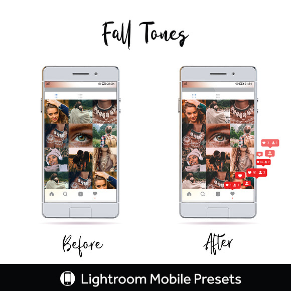 5 Mobile Pro Presets Fall Tone in Add-Ons - product preview 11