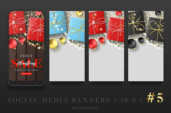 Promotion Social Media Banners in Instagram Templates - product preview 5