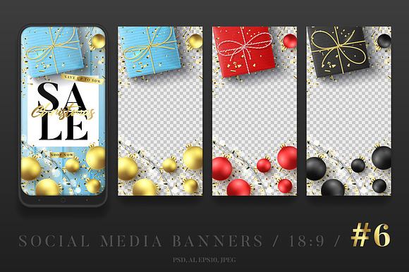 Promotion Social Media Banners in Instagram Templates - product preview 6